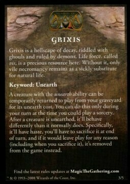 Tip: Grixis Card Front