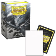 100 Dragon Shield Sleeves - Matte Dual Snow