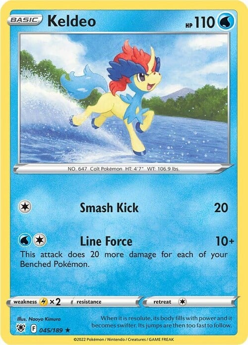 Keldeo [Smash Kick | Line Force] Card Front