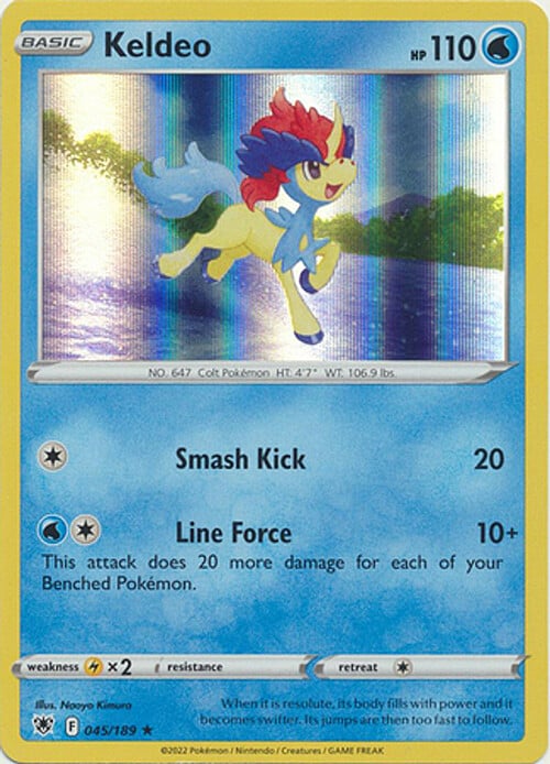 Keldeo Card Front