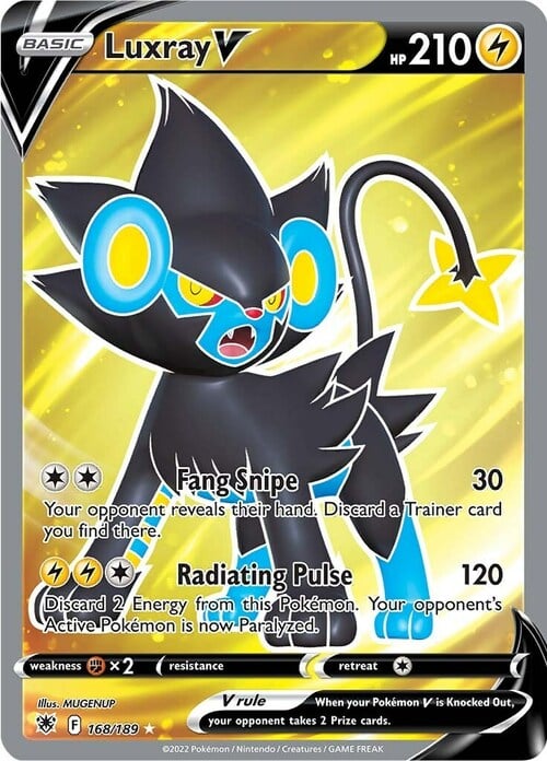 Luxray V Card Front