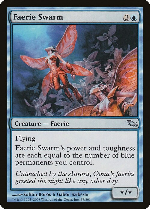 Faerie Swarm Card Front