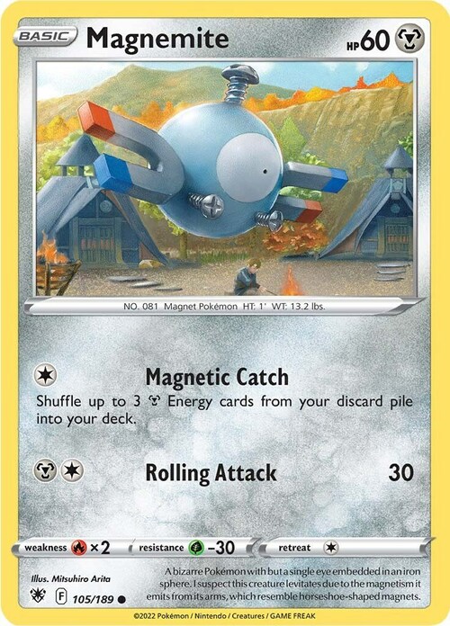 Magnemite [Magnetic Catch | Rolling Attack] Frente