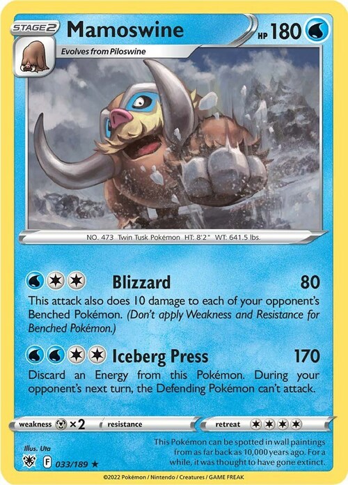 Mamoswine [Blizzard | Iceberg Press] Card Front