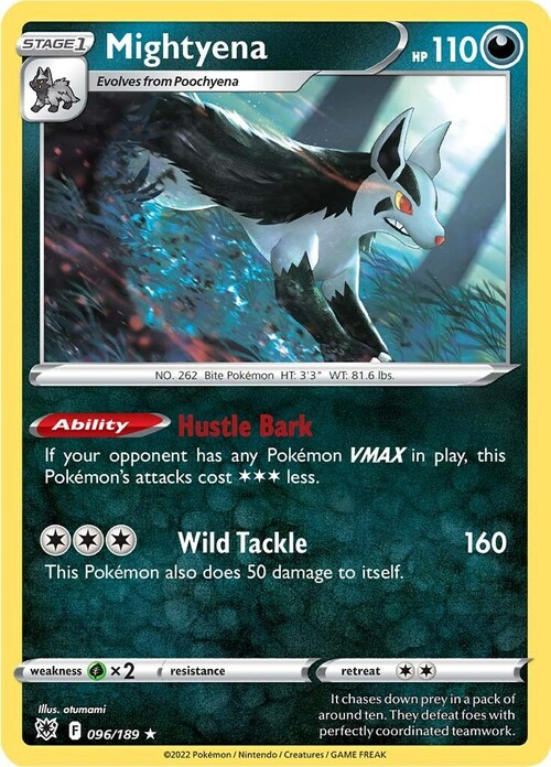 Mightyena [Hustle Bark | Wild Tackle] Card Front