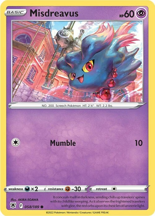 Misdreavus [Mumble] Card Front