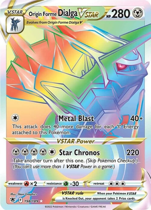 Dialga Origen V-ASTRO [Metal Blast | Star Chronos] Frente