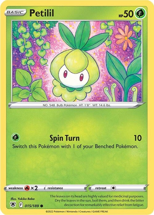 Petilil [Spin Turn] Card Front