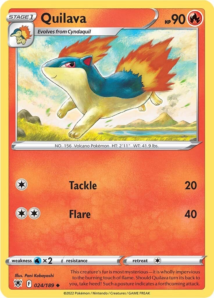 quilava pokemon card value 2022 S-Chinese csm1ac Holo 008/151U NM Treasure Cat Card Colorless Flare (40) Weakness Water 2 Resistance None None Retreat Cost Quilava #60 Prices | Pokemon