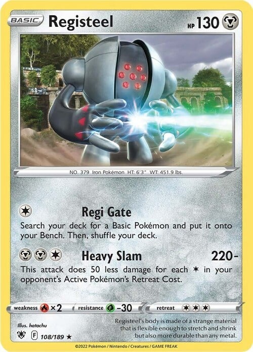 Registeel [Regi Gate | Heavy Slam] Card Front