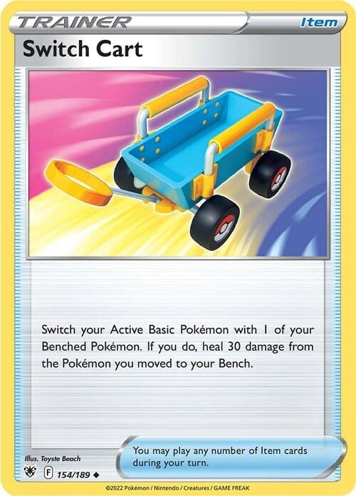 Switch Cart Card Front