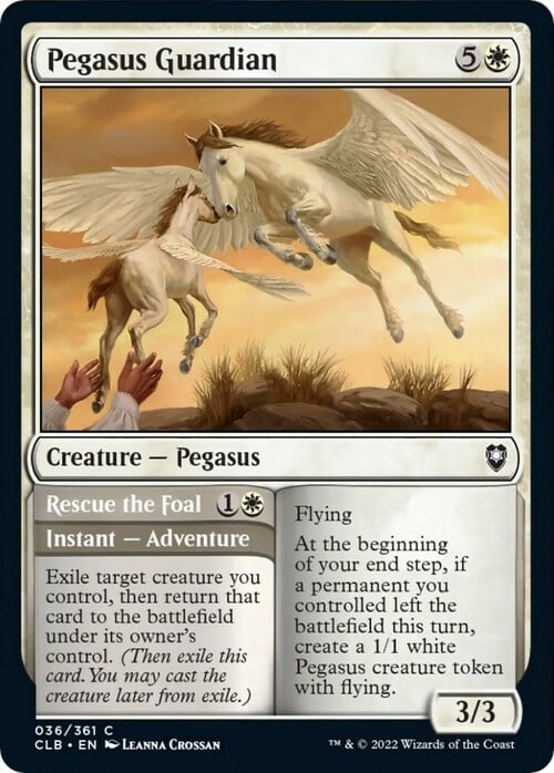 Pegasus Guardian // Rescue the Foal Card Front