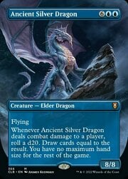 Dragón de plata anciano