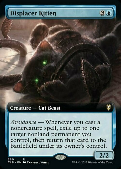 Displacer Kitten Card Front