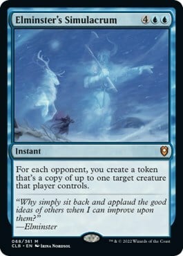 Elminster's Simulacrum Card Front