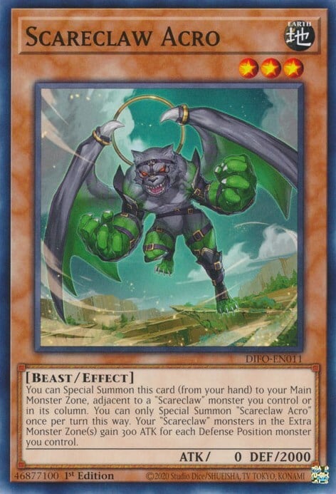 Scareclaw Acro Card Front