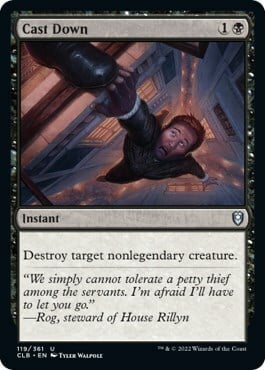 Cast Down Card Front