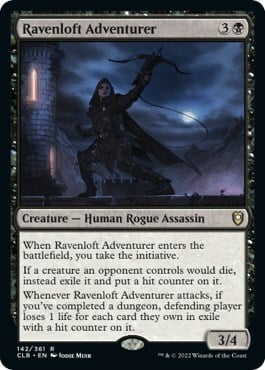 Ravenloft Adventurer Card Front