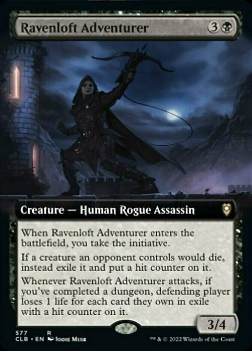 Avventuriera di Ravenloft Card Front