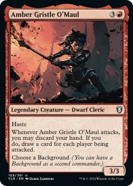 Amber Gristle O'Maul Card Front