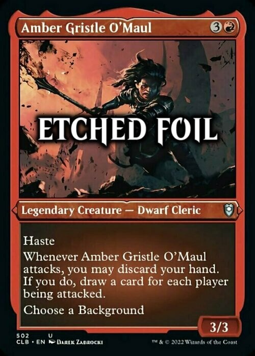 Amber Gristle O'Maul Card Front