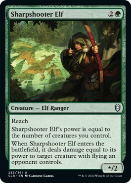 Sharpshooter Elf Card Front