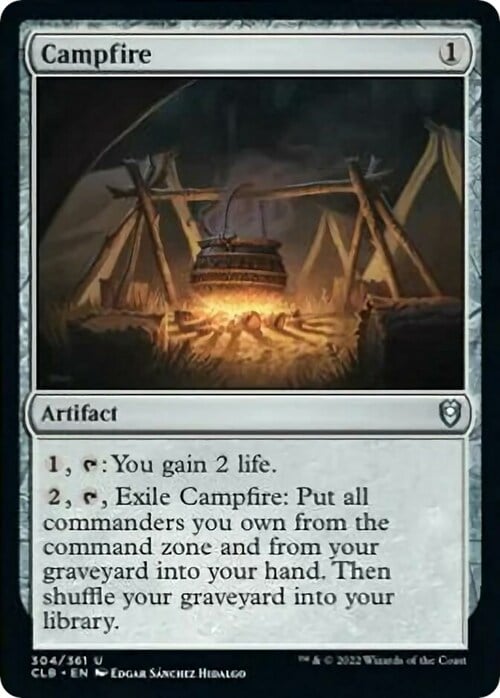 Campfire Card Front