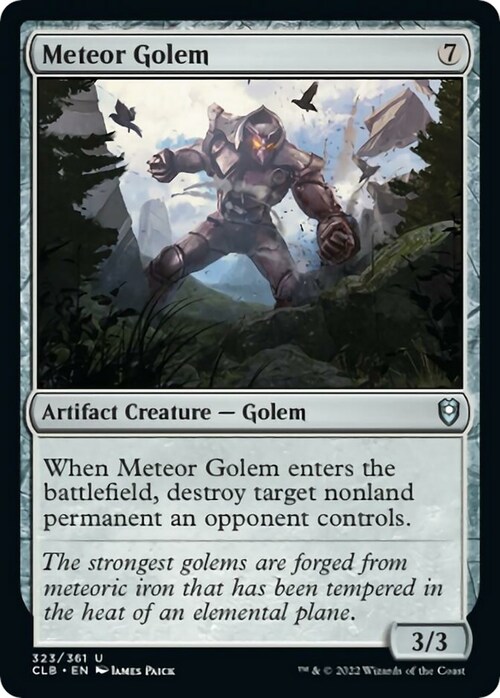 Golem Meteora Card Front