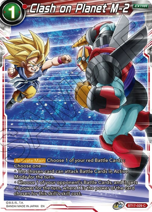 Clash on Planet M-2 Card Front