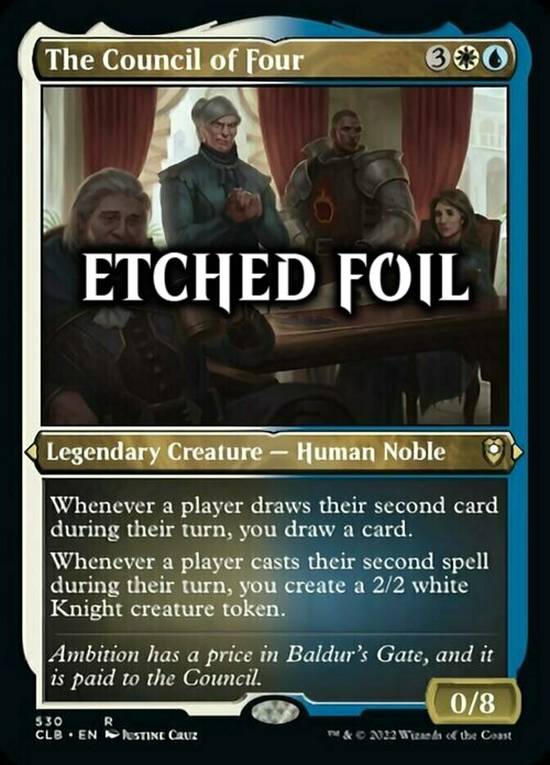 The Council of Four Card Front