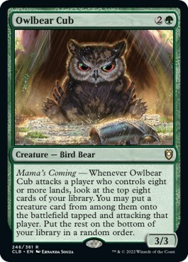 Owlbear Cub Card Front