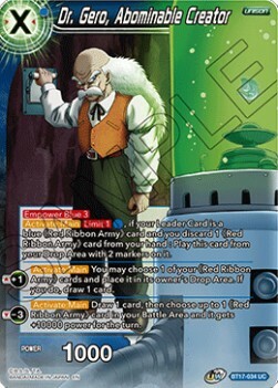 Dr. Gero, Abominable Creator Card Front
