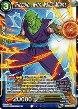 Piccolo, with Nail's Might Card Front