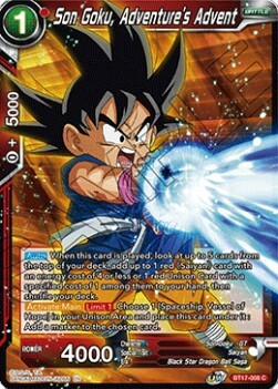 Son Goku, Adventure's Advent Card Front