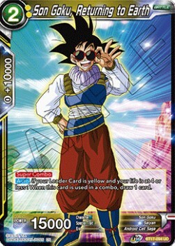 Son Goku, Returning to Earth Card Front
