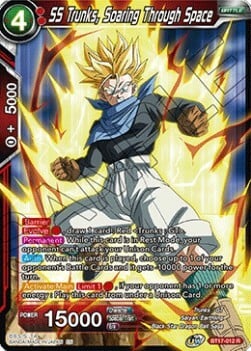 SS Trunks, Soaring Through Space Card Front