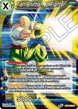 Tien Shinhan, Z Fighter Card Front