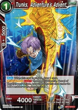 Trunks, Adventure's Advent Card Front