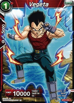 Vegeta Card Front