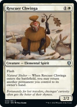 Rescuer Chwinga Card Front