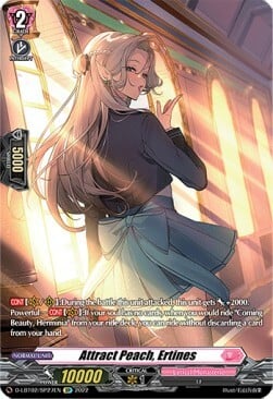 Attract Peach, Ertines [D Format] Card Front
