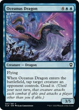Oceanus Dragon Card Front