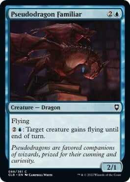 Pseudodragon Familiar Card Front
