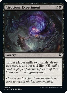 Esperimento Atroce Card Front