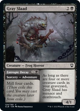 Gray Slaad Card Front