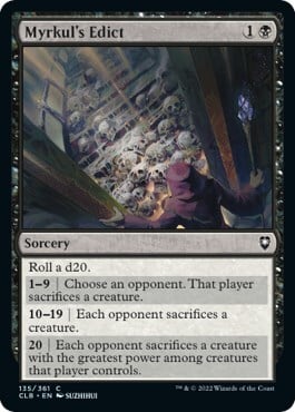 Edicto de Myrkul Frente