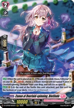 Canon of Overlaid-spinning, Dietlinde [D Format] Card Front