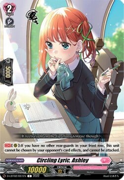 Circling Lyric, Ashley [D Format] Card Front