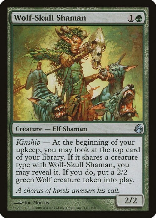 Wolf-Skull Shaman Card Front