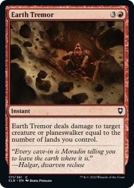 Earth Tremor Card Front